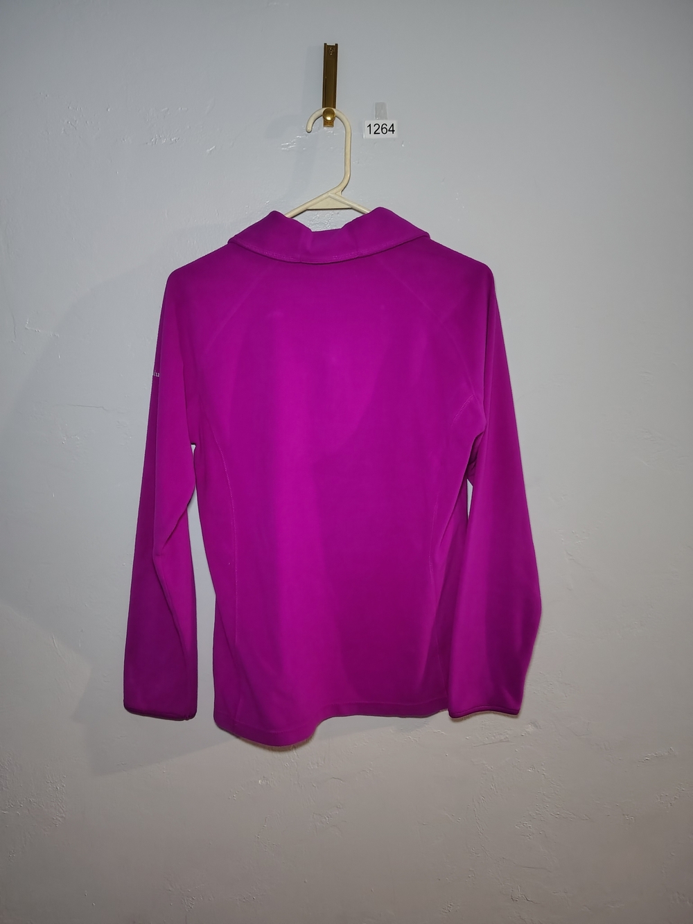 Columbia Women's Bright Magenta Half-Zip Fleece - Picture 2 of 4